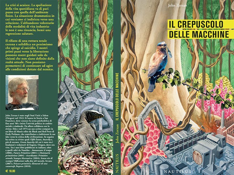 Copertina John Zerzan Il crepuscolo delle macchine